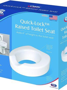 Brand New in Box Carex Quick-Lock Raised  Seat